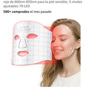 Máscara de terapia de luz LED aprobada por la FDA, terapia de luz - Img 57167539