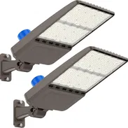 Luz LED de estacionamiento de 400 W, con certificación UL, 56,000 lúmenes, 5000 K, luz de caja de zapatos con fotocélula - Img 58001212