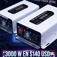 ¡Haste ya con tu Convertidor de Corriente Digital de 72 Vol por 3000 y 6000 Wattsy Dile adiós x completo a los apagones - Img 56672467