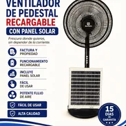 Ventilador de pedestal recargable - Img 56124016
