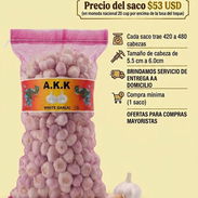 Sacos de Ajos Importados - Img 55942984