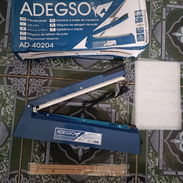 sellador de bolsas de plásticos hasta 30 cm  para alimentos y más temp ajustable con  2 resistencia , 1 montada + 1 repu - Img 58185398