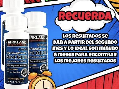 Minoxidil al 5% kirkland, efectivo para el tratamiento de la alopecia sellado en caja - Img 66959085
