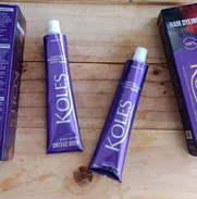 Tinte d cabello en crema marca KOLES color negroazul - Img 47349844