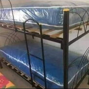 Se venden juegos de cama con colchón todas las medidas, bases box spring y literas - Img 43504606