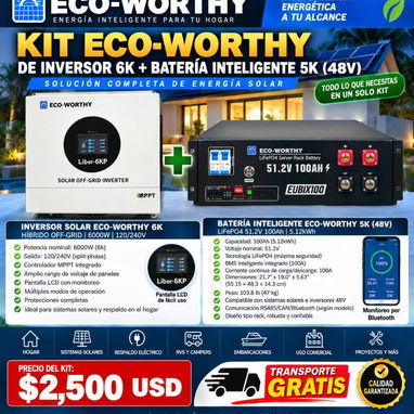 Kit solares, baterías, inversores con y sin paneles solares - 9/10
