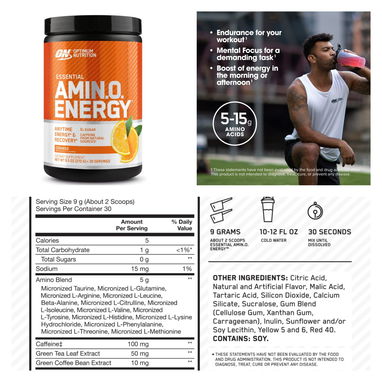 Amino energy 30 servicios, pomo sellados varios sabores - Img 74245257