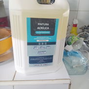 Pintura acrilica blanca, acabado mate - Img 57075259