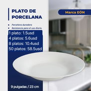 Platos de porcelana - Img 54608308