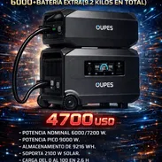 OUPES GUARDIAN 6000 + Batería extra(9.2kilos en total) 110V/220v - Img 53600455