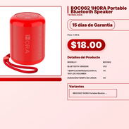 BOC062 1HORA Portable Bluetooth Speaker . - Img 57555731