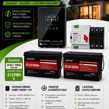 ECOFLOW, PLANTA de Gas y gasolina, Batería para inversores, TRANSFER, INVERSORES🔌🔋⚡️💡 LOS MEJORES PRECIOS DE LA HABAN - 4/10