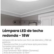 Lámpara LED de techo redonda con 15cm de diámetro - 18W de potencia - Img 56945038
