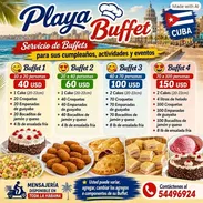 Excelentes opciones de Buffet para cualquier tipo de eventos, cumpleaños y actividades. 54496924 - Img 57647962