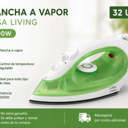 Plancha de ropa a Vapor marca Casa Living de 1000W - Img 56026889