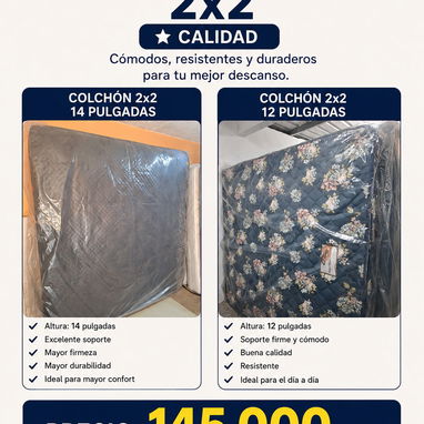 Colchones cameros y 2x2 - Img 121188598