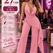 Conjunto de ropa de mujer, rosa - Img 57537198