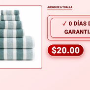 JUEGO DE 6 TOALLA - Img 58211852