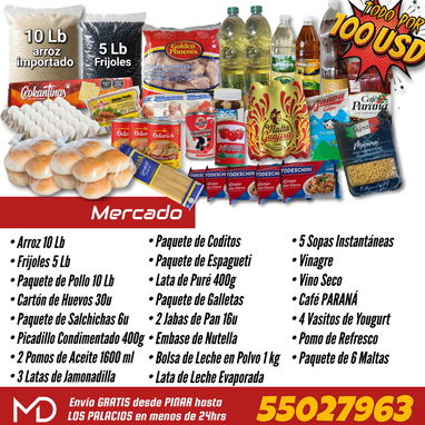 🎁 ¡Sorprende a los tuyos en Cuba con nuestros combos de comida variada y fresca, directo desde Pinar del Río!! - 3/5