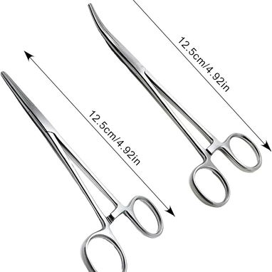 2 Pinzas Hemostáticas Profesionalesde /acero inoxidable - 4/5