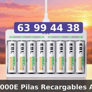 Pilas Recargables AA EBL - 2/2