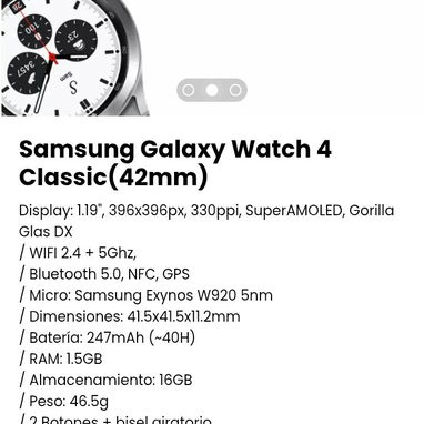 Samsung Galaxy Watch 4. Nuevo con garantía - Img 102658777