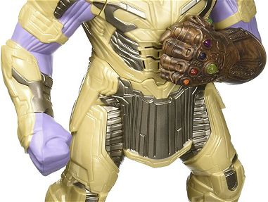 SI Avengers - Muñeco Marvel Avengers Endgame: Thanos Puño Poderoso +20 Frases y Sonidos con Luces, Nuevo en Caja - Img 32787654