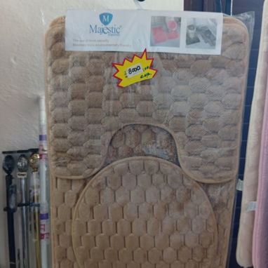Set de alfombras para baño (3 piezas) 8000 cup - 6/6