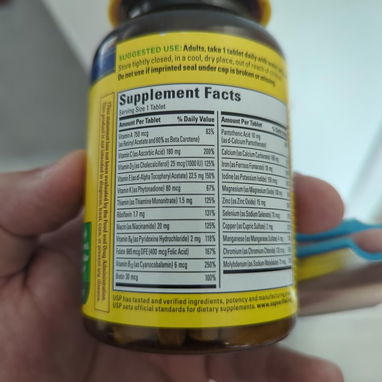 MULTIVITAMINAS NATURE MADE 140 TABLETAS - Img 126234641