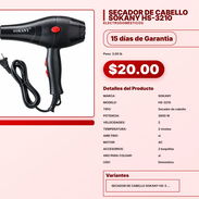 SECADOR DE CABELLO SOKANY HS-3210 . - Img 57567090