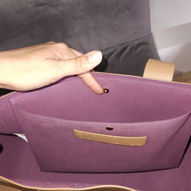 Vendo bolso nuevo original marca Adolfo Dominguez, de piel - Img 120046847