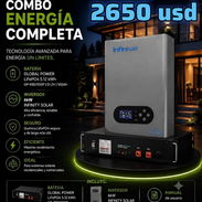 Kit de inversor InfiniSolar de 6kw fase dividida 110/220V + Batería Global Power de 5kw con todos sus accesorios. Precio - Img 56996053