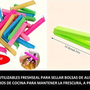 Clips de sellado de bolsas 5 x 800 cup - Img 53469137