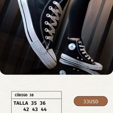Converses blanco y negros disponibles☺ - Img 123612740