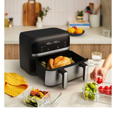 Freidora de aire bella pro 4.2qto doble bandeja nueva en su caja - Img 120425448