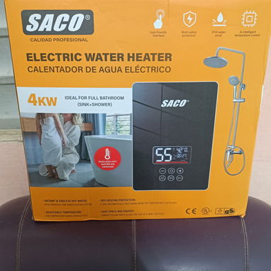 Calentador de agua eléctrico con ducha incluida - Img 119524620