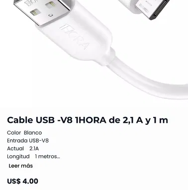 accesorios micas de hidrogel para todos los móviles cable usb cable tipo c cable de iphone OTG - Img 94542547