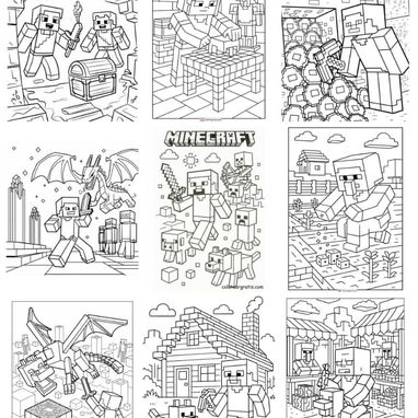 Libros de colorear de Minecraft - Img 125210130
