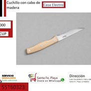 Cuchillo con cabo de madera - Img 56378177