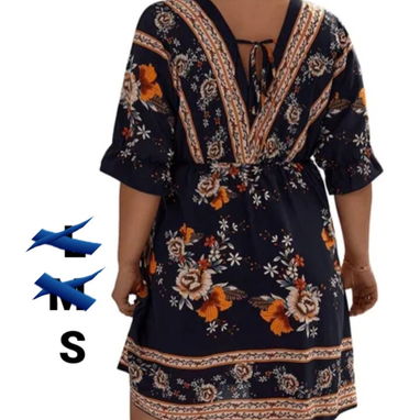 Vestido Shein  de bonito estampado - 2/3