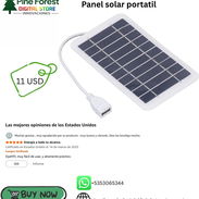 * Panel solar portatil ( para powerbanks o dispositivos de poco consumo) - Img 56657437