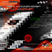 💲70💲DISCO DURO SEAGATE BARRACUDA 2TB SATA 6. MENSAJERÍA CON FACTURA Y GARANTÍA DE 1 MES. TLF 54833699 - Img 50534068