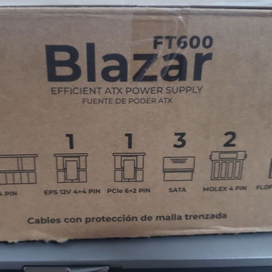 Se vende estas 2 cosas una laptop del vieja y para piezas mas una fuente marca acteck para computadora - 3/4