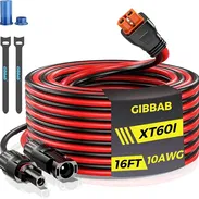 Cable original XT60i 10AWG de 5 metros para conectar los ecoflow con los paneles solares. - Img 55149494