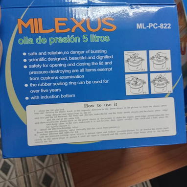 OLLA DE PRESIÓN DE ROSCA 5L MILEXUS, ENTREGA DE FACTURA, VARIEDAD DE ÚTILES DEL HOGAR, CELULARES Y ACCESORIOS, ETC - Img 116977500