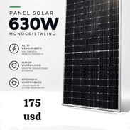 Panel solar SUN bifacial monocristalino de 630w Precio: 185 usd - Img 57399347