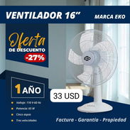 Ventilador de mesa Eko de 16 pulgadas - Img 54837272