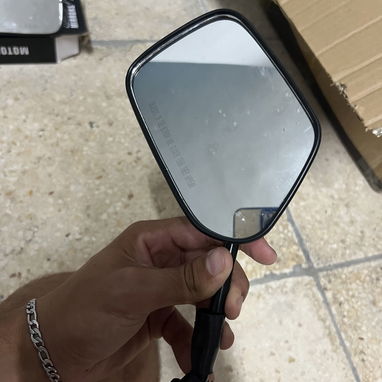Espejo retrovisor M10 (Diámetro de rosca 10 mm) compatibles con motos de gasolina, eléctricas y triciclos - 4/4