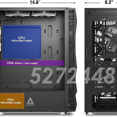 ✅✅52724487 - Chasis Gaming Montech X3 + 3 fanes RGB 120mm y 3 fanes RGB 140mm✅✅ - Img 108948649