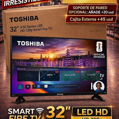 SMART TV TOSHIBA 32" HD FIRE TV . Modelo V35. - Img 120191459